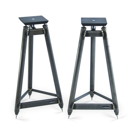 Solidsteel - SS-6 Speaker Stands (Raw Steel, Pair) **OPEN BOX**