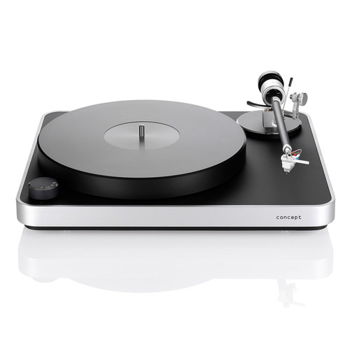 Clearaudio - Concept AiR Turntable (Satisfy Black Tonearm, Concept MM, Silver) **OPEN BOX**