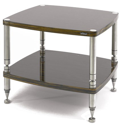 Solidsteel - Hyperspike HF Elite Series Audio Rack (HF-2 Elite, Macassar) **OPEN BOX** image