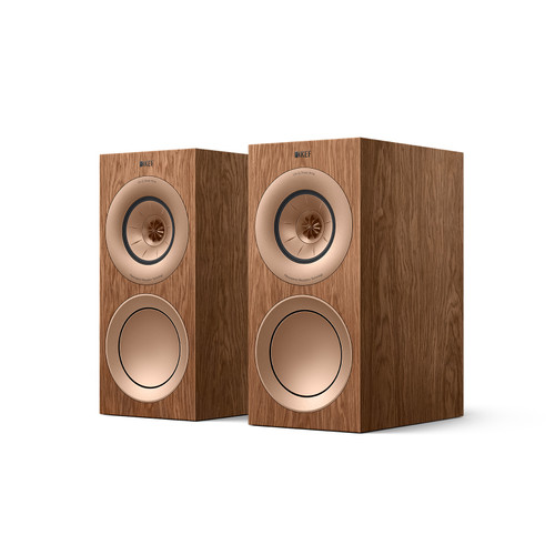 KEF - R3 Meta Bookshelf Speakers (Walnut, Pair) **OPEN BOX