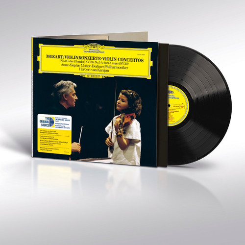 Mozart - Violin Concertos Nos. 3 & 5: Karajan, Mutter: Original Source Series (180g Vinyl LP)