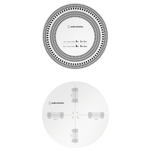 Audio Technica - AT-CAP4 Multi-Function Cartridge Alignment Protractor + Stroboscope Disc image