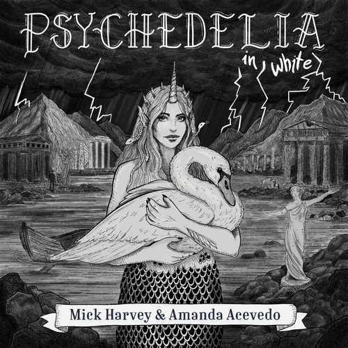 Mick Harvey & Amanda Acevedo - Psychedelia in White (Colored Vinyl LP)