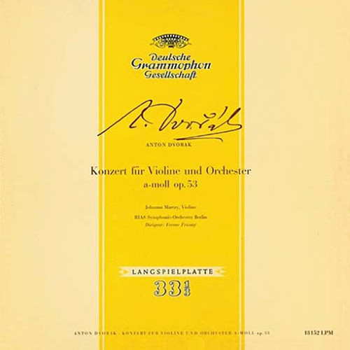Dvorak - Concert For Violin Orchestra - Friscay (180G Import Vinyl LP)