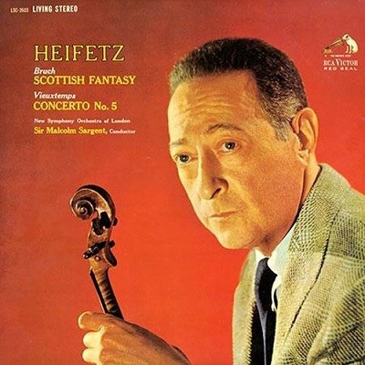 Bruch - Scottish Fantasy - Heifetz - Sargent - New Symphony Orchestra Of London (180g Vinyl LP)