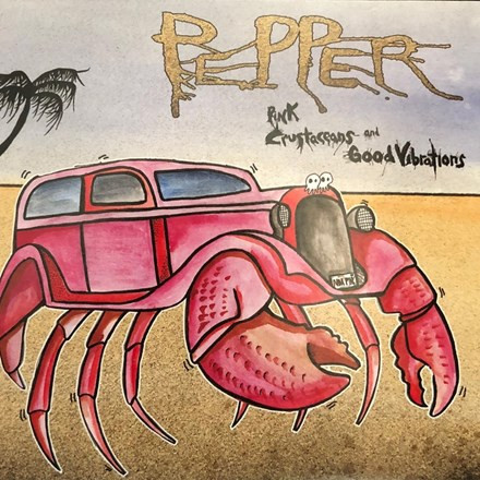Pepper - Pink Crustaceans and Good Vibrations (Vinyl LP)