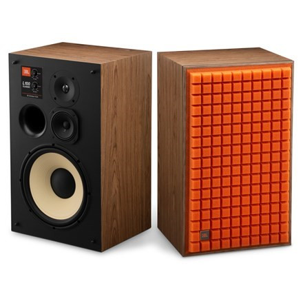 JBL L100 Classic Bookshelf Speakers (Orange Grille, Each) **BSTOCK