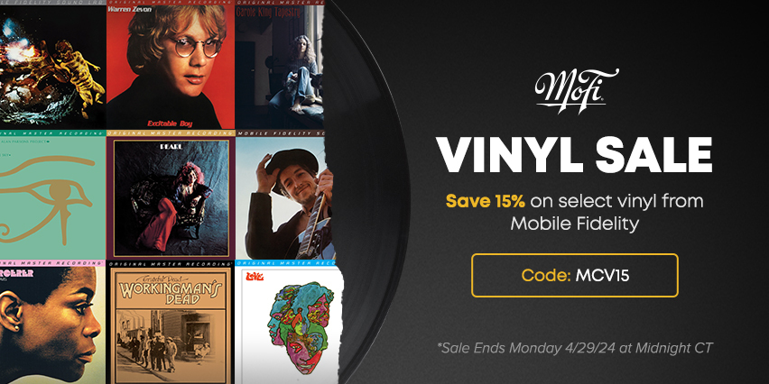 Save 15 Percent On Select Mofi Vinyl Click To View  Our Selection!