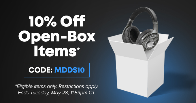 Save an extra 10% on our open-box items using code : MDDS10