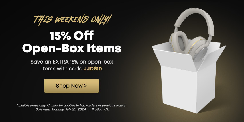 Save 10% On Select Open Box Items. Sale Ends  7.29.24 at 11:59 PM CST