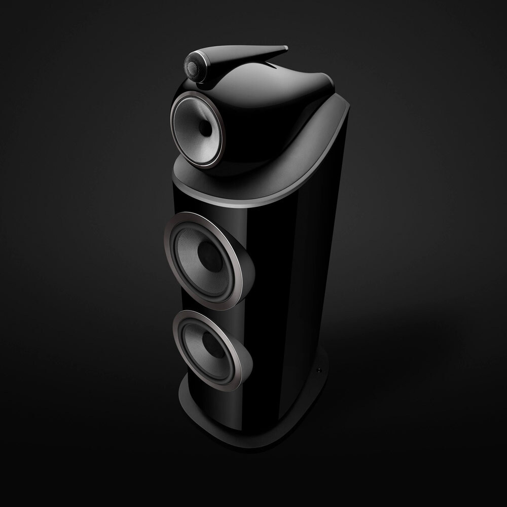 Bowers And Wilkins - 801 D4 Floor-Standing Speakers (Gloss Black, Matched Pair) **OPEN BOX**