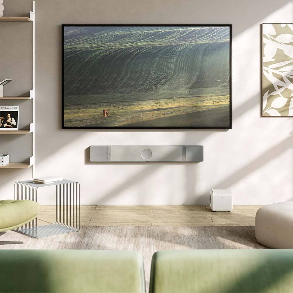 KEF - XIO Soundbar (Silver Grey) **OPEN BOX**