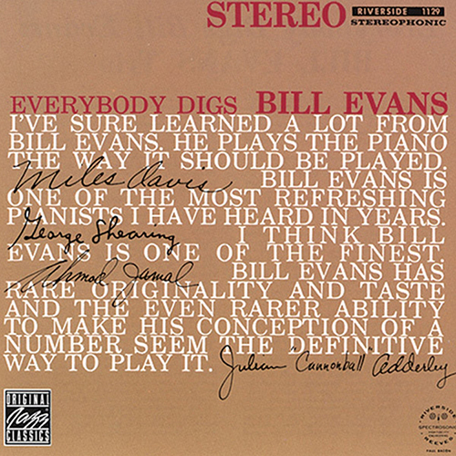 Bill Evans - Everybody Digs Bill Evans (Vinyl LP) * * * - Music Direct