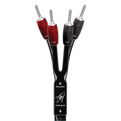 AudioQuest - Rocket 88 Speaker Cables (8ft, Full Range, Bananas, Pair)