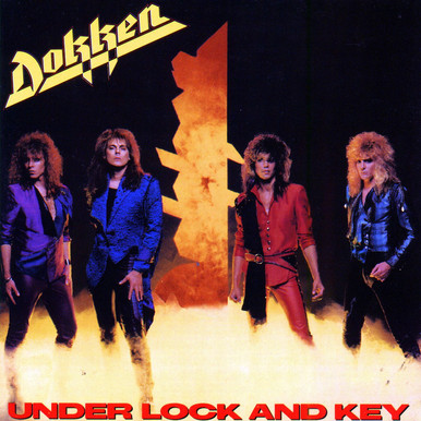 DOKKEN Under Lock and Key バンドスコア　ドッケン Dokken - Under Lock and Key (Colored Vinyl LP) - Music Direct