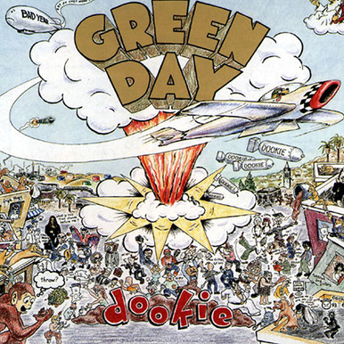 【額縁付き】 Green Day グリーンデイA2ポスター dookie Amazon.com: Pyramid America Green Day Poster - Dookie Album Cover