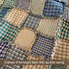 Emerson 4 Blue & Green Plaid Homespun Cotton Fabric