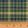 Emerson 5 Blue & Green Plaid Homespun Cotton Fabric