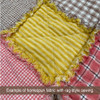 Summer Yellow Stripe Homespun Fat Quarter