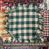Timber Green 5 Mini Buffalo Homespun Cotton Fabric
