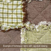 Sage Green 4 Plaid Homespun Cotton Fabric