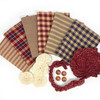 Americana Rag Strip Table Runner Kit w/Pattern