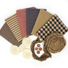Classic Prim Rag Strip Table Runner Kit w/Pattern