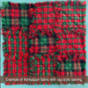 Traditional Christmas Tartan 4 Homespun Cotton Fabric