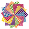 Bright Ragged Homespun Quilt Kit