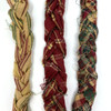 Set of 3 Assorted Red & Green Multi Plaid Braided Christmas Garlands - 9 feet each - by Marilee Home