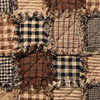 Primitive Black 5 Mini Buffalo Plaid Homespun Cotton Fabric