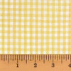 Flora Yellow 3 Plaid Homespun Cotton Fabric