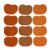 4" Precut Pumpkin Shaped Homespun Fabric - Set of 12