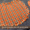 4" Precut Pumpkin Shaped Homespun Fabric - Set of 12