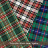 Highland Red Tartan Plaid Homespun Fat Quarter