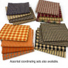 Primitive Black Assorted Plaid Gingham Cotton Fabric Bundle - Set of 4 Fat Quarters