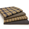 Heritage Navy Blue Assorted Plaid Gingham Fabric Bundle - Set of 4 Fat Quarters