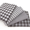 Magnolia Gray Assorted Plaid Bundle - Set of 4 Fat Quarters