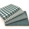 Mercy Blue Assorted Plaid Fabric Bundle - Set of 4 Fat Quarters