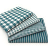 Mercy Blue Assorted Plaid Fabric Bundle - Set of 4 Fat Quarters