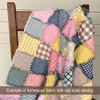 Perfect Green Assorted Plaid Gingham Cotton Fabric Bundle - Set of 4 Fat Quarters