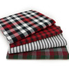 Lodge Red & Black Assorted Plaid Gingham Cotton Fabric Bundle - Set of 4 Fat Quarters