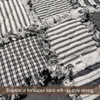 Black & White Assorted Plaid Bundle - Set of 4 Fat Quarters