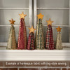 Christmas Red & Green Assorted Plaid Gingham Cotton Fabric Bundle - Set of 4 Fat Quarters