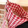 Perfect Red 5 Quilted Stocking with Personalized Charm by Marilee Home
