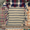 Primitive Black Ticking Stripe Homespun Cotton Fabric