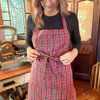 Scotty Red Tartan Plaid Hostess Apron with Gift Bag