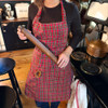 Scotty Red Tartan Plaid Hostess Apron with Gift Bag