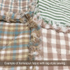 Oatmeal Assorted Plaid Gingham Cotton Fabric Bundle - Set of 4 Fat Quarters Oatmeal Assorted Plaid Gingham Cotton Fabric Bundle - Set of 4 Fat Quarters