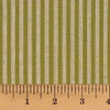 Sage Green Stripe Homespun Cotton Fabric